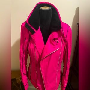 Spyder Ski Jacket.  Size 6. Bright Pink